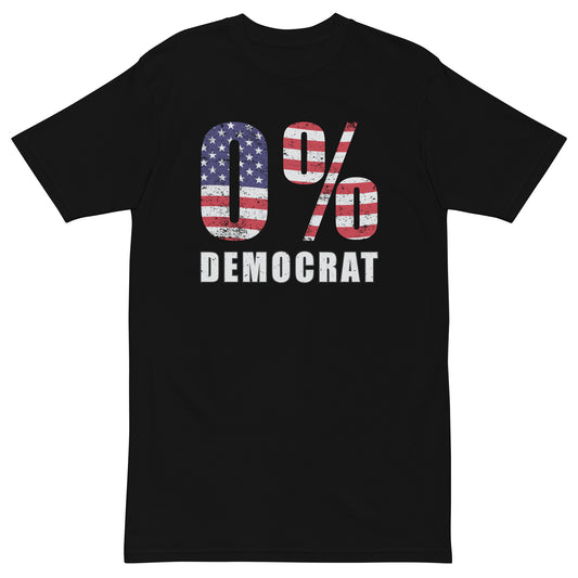 0% Democrat Men's Shirt