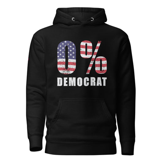 0% Democrat Hoodie